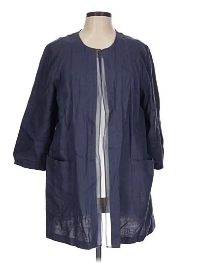 Pre-owned Chico's Coat In Blue
