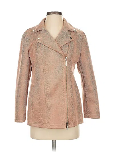 Pre-owned Chico's Coat In Brown