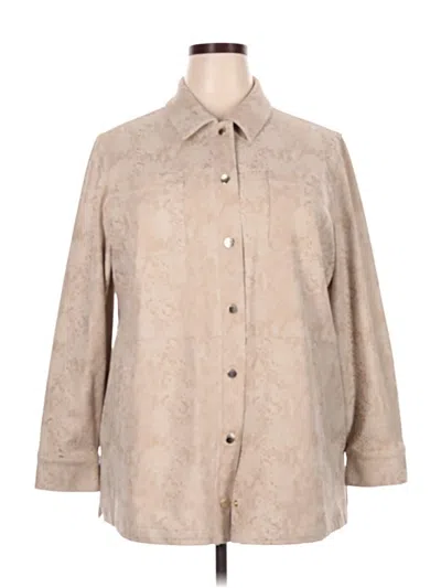 Pre-owned Chico's Coat In Brown