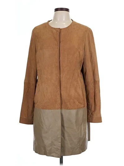 Pre-owned Chico's Coat In Brown