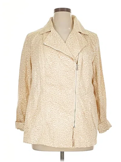Pre-owned Chico's Coat In Gold