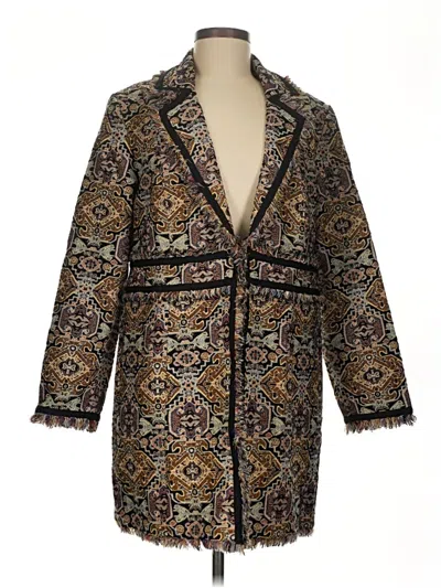 Pre-owned Chico's Coat In Gold