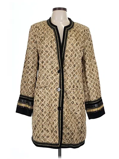 Pre-owned Chico's Coat In Gold