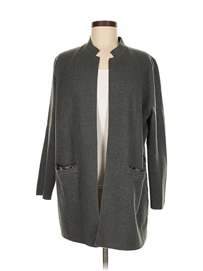 Pre-owned Chico's Coat In Gray
