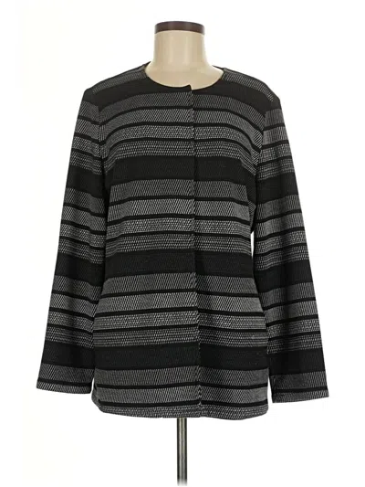 Pre-owned Chico's Coat In Gray