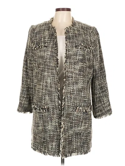 Pre-owned Chico's Coat In Gray
