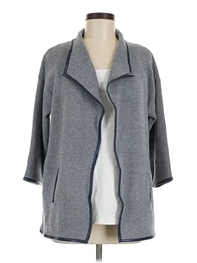 Pre-owned Chico's Coat In Gray