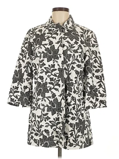 Pre-owned Chico's Coat In Gray