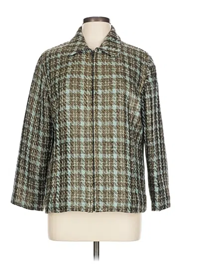 Pre-owned Chico's Coat In Green