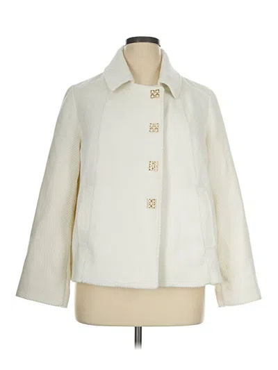 Pre-owned Chico's Coat In Ivory