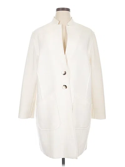 Pre-owned Chico's Coat In Ivory