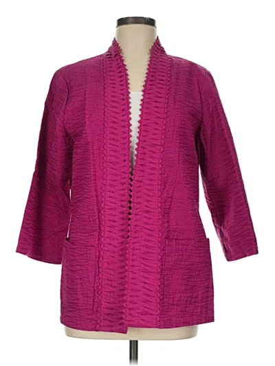 Pre-owned Chico's Coat In Purple
