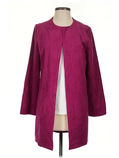 Pre-owned Chico's Coat In Purple