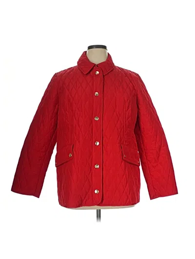 Pre-owned Chico's Coat In Red