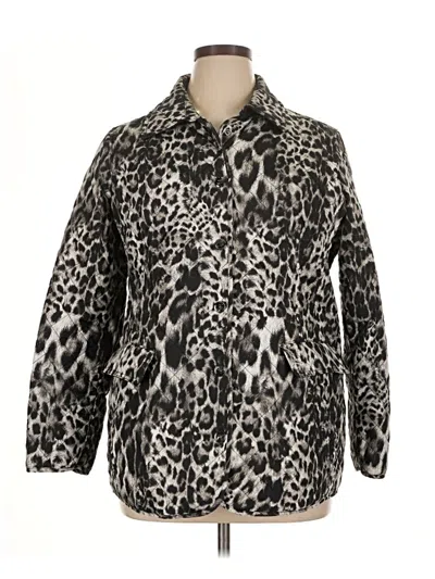 Pre-owned Chico's Coat In Silver