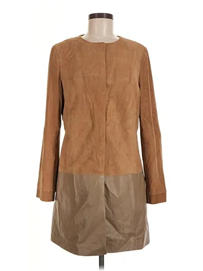 Pre-owned Chico's Coat In Tan