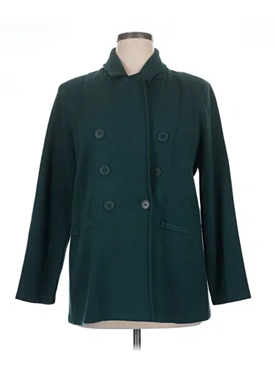 Pre-owned Chico's Coat In Teal