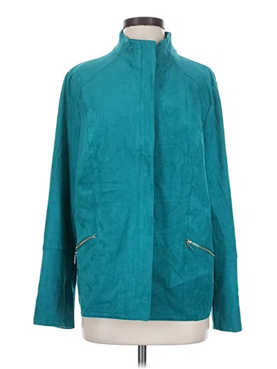 Chico's Coat In Teal