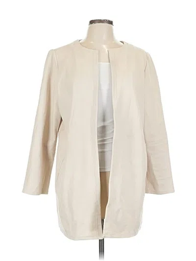 Pre-owned Chico's Coat In White