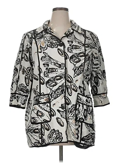 Pre-owned Chico's Coat In White