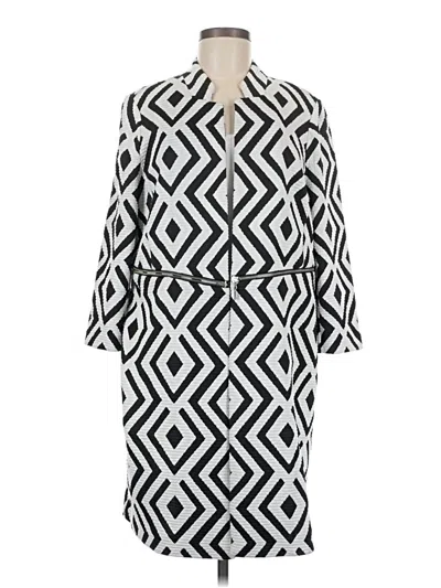 Pre-owned Chico's Coat In White