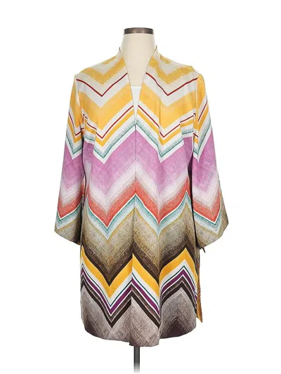 Pre-owned Chico's Coat In Yellow