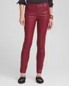 Chico's Girlfriend Coated Ankle Jeans In Size 16 |  In Caress Sky
