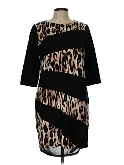 Pre-owned Chico's Cocktail Dress In Black