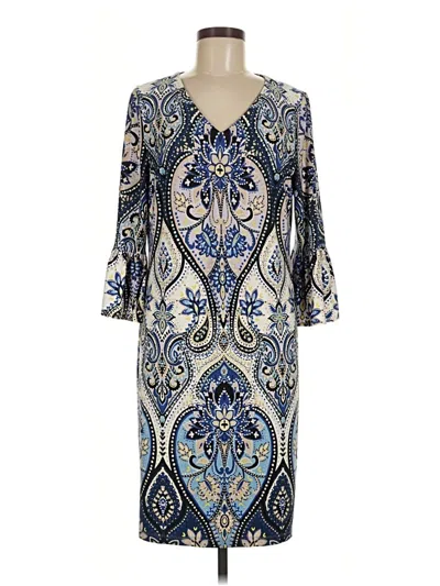 Pre-owned Chico's Cocktail Dress In Blue