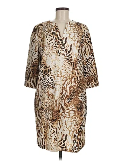 Pre-owned Chico's Cocktail Dress In Brown