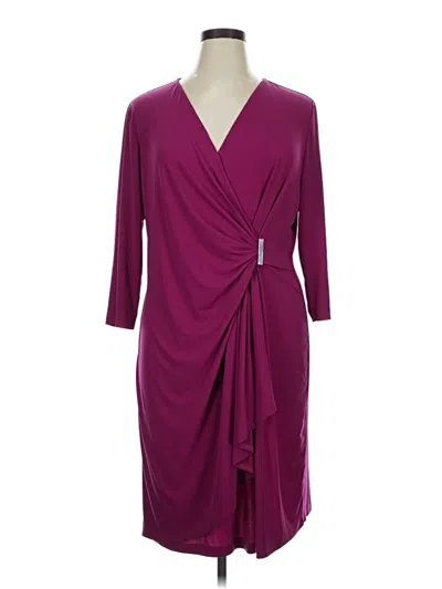 Pre-owned Chico's Cocktail Dress In Burgundy