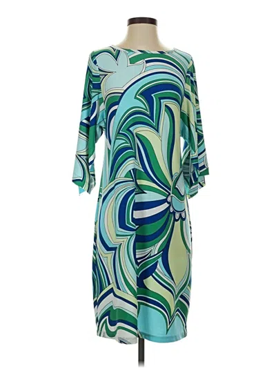Pre-owned Chico's Cocktail Dress In Green