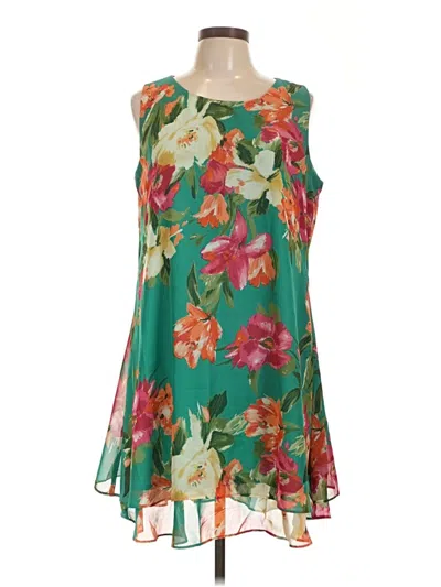 Pre-owned Chico's Cocktail Dress In Green