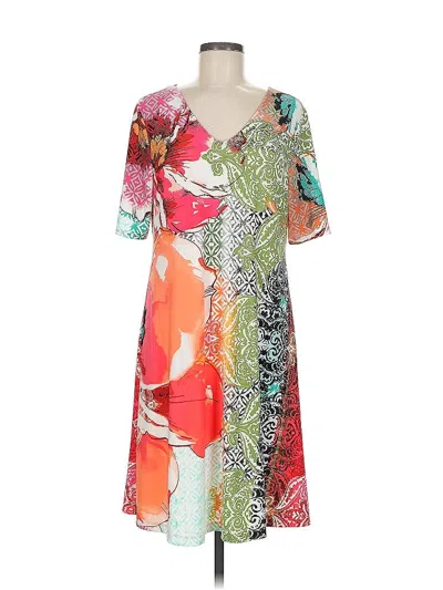 Pre-owned Chico's Cocktail Dress In Orange