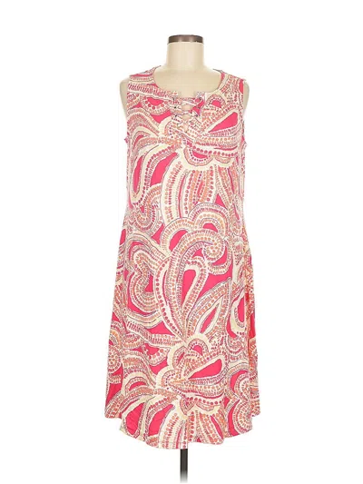 Pre-owned Chico's Cocktail Dress In Pink