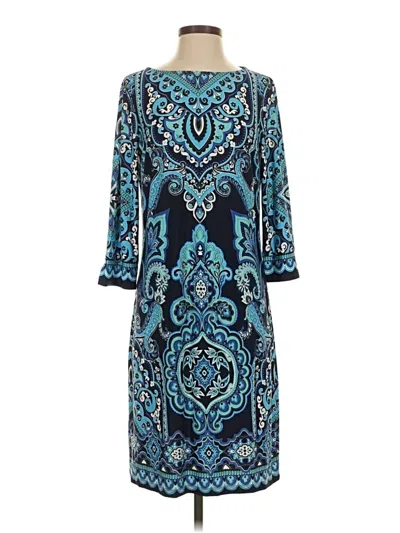 Pre-owned Chico's Cocktail Dress In Teal