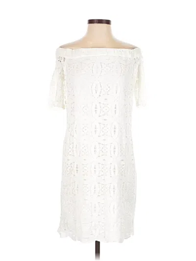 Pre-owned Chico's Cocktail Dress In White