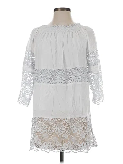 Pre-owned Chico's Cocktail Dress In White