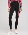 Chico's Colorblock Ankle Leggings In Rosewood Size 8 |  Zenergy In Rosewood