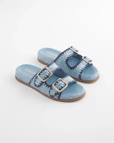 Chico's Danya Slide Shoes In Blue