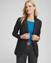 Chico's Denim Blazer In Ginerva Wash Size Xl |  In Ginerva Wash