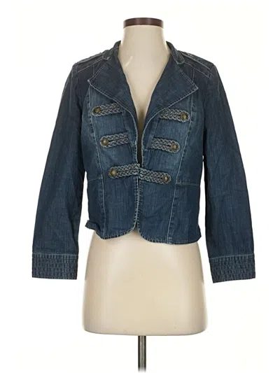 Pre-owned Chico's Denim Jacket In Blue