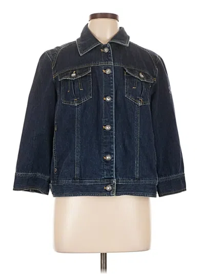 Pre-owned Chico's Denim Jacket In Blue