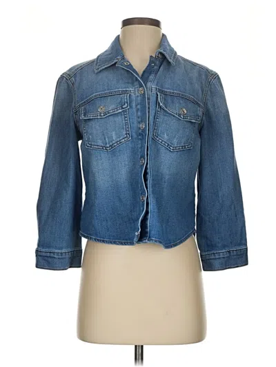 Pre-owned Chico's Denim Jacket In Blue
