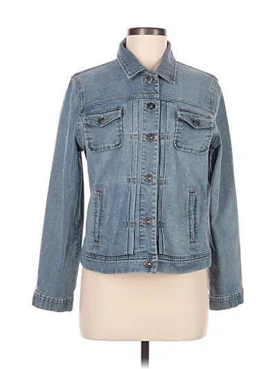Pre-owned Chico's Denim Jacket In Blue