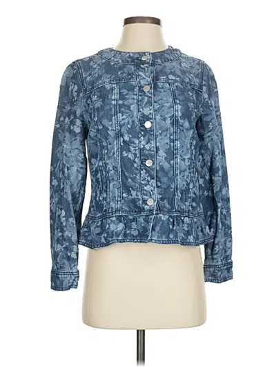 Pre-owned Chico's Denim Jacket In Blue