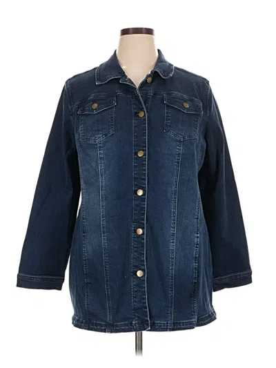Pre-owned Chico's Denim Jacket In Blue