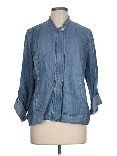 Pre-owned Chico's Denim Jacket In Blue