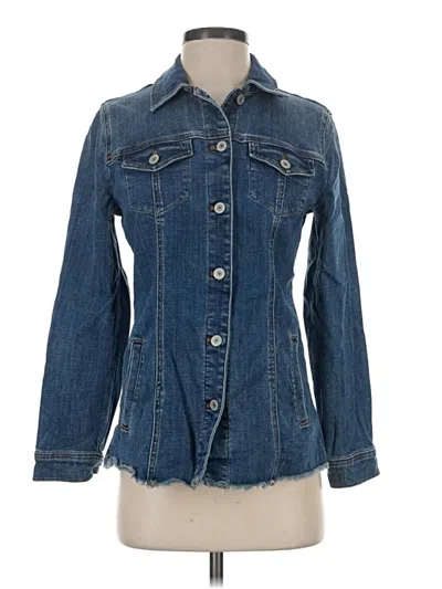 Pre-owned Chico's Denim Jacket In Blue