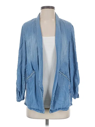 Pre-owned Chico's Denim Jacket In Blue